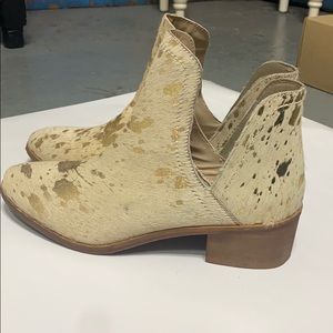 Cowhide Booties